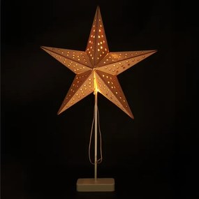 Brilagi - Decorazione natalizia a LED, stella 62x40 cm, alimentazione 3xAA