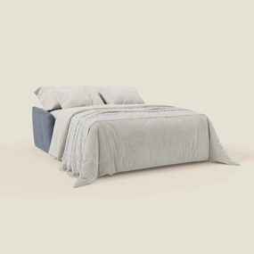 Elios Divano letto con morbidi cuscini spalliera in tessuto smacchiabile T24 blu ardesia