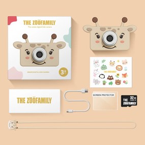 Macchina fotografica digitale per bambini ZOO Friends - giraffa