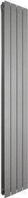 Radiatore acqua calda PRODIGE SUPERIOR in alluminio, 4 elementi, interasse 2000 mm, silver