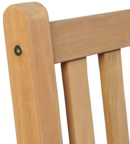 Sedie da Giardino 8 pz con Cuscini Grigi Massello di Teak