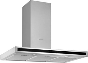 Cappa a parete 3173 Drop Control SILVERLINE argento L 90 cm