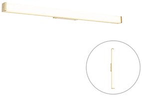 Lampada da parete per bagno in ottone 92 cm con LED IP44 - Cascada