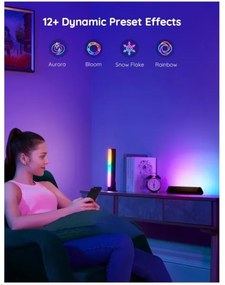 Govee - Set 2x Flow Plus SMART LED TV & Gaming RGBICWW Wi-Fi