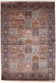 Cashmere Silk Tappeto orientale 150x220 (Indian) Annodato A Mano