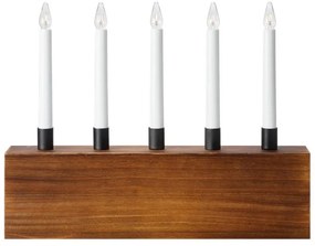 Decorazione luminosa natalizia marrone Albero - Markslöjd