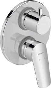 Miscelatore Monocomando Doccia a muro con corpo ad incasso Cromo N15210008010 Duravit No 1