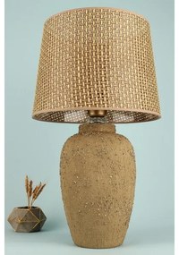 Lampada da tavolo RAMZES 1xE27/40W/230V marrone