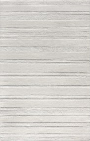 NECTOR - tappeto in lana avorio con decoro