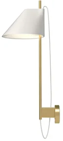 Yuh Applique da Parete Bianco/Ottone - Louis Poulsen