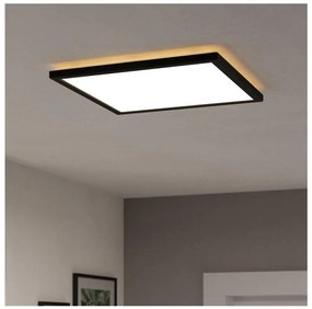 Eglo 901443 -Plafoniera LED da esterno ROVITO 17,6W/230V 39x39 cm IP44 nero