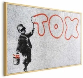 Poster - Toxic Cornice d'oro 42x29.7