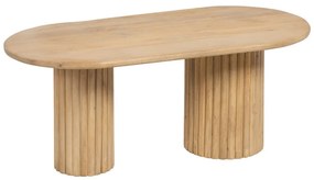 Tavolino in legno di mango in colore naturale 60x120 cm Montmartre - Ixia