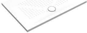 Piatto doccia in ceramica PUNTO bianco L 120 x L 80 x H 3.5 cm opaco