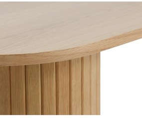 Tavolo consolle di colore naturale 40x130 cm Nola – Unique Furniture