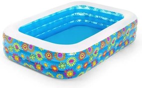 Bestway - Piscina Gonfiabile per Bambini Blu 229x152x56 cm