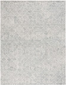 Tappeto in lana a pelo basso tuftato a mano Azure