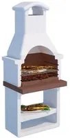 barbecue in cemento etna con griglia cm. 81x58x196 h - kg. 348 vit52768