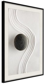 Poster  Zen Garden  Cornice Quadri Cornice nera con pass-partout, Larghezza x Altezza Home decor 20x30