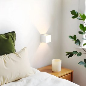 Applique in Gesso Pitturabile 1 lampada G9 da parete