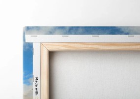 Quadro su tela – Lago vicino a una splendida montagna