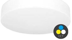 Ecolite WML300-CCT/24W/BI - Plafoniera LED MAKARON LED/24W/230V IP44 bianco