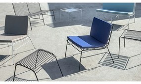 Sedia da giardino in metallo bianco String - Hübsch