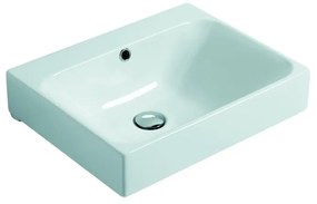 Lavabo sospeso quadrato Cento L 40 x H 10 x P 35 cm