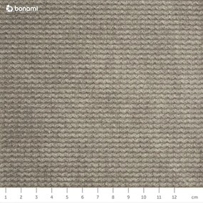 Divano grigio allungabile/con contenitore con rivestimento in velluto a coste 215 cm Bjork – Bonami Selection