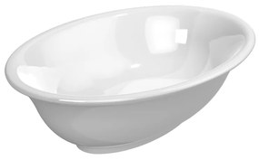 Flaminia BOLL BL56L Lavabo cm 56 da appoggio senza troppopieno in ceramica bianco