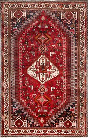 Shiraz Tappeto persiano 160 x 250 Rosso (Iran) Annodato A Mano