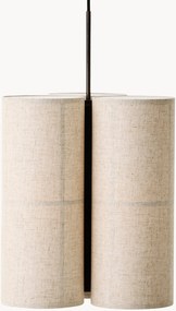 Lampada a sospensione in lino artigianale Hashira