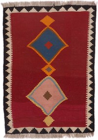 Kilim Tappeto 110 x 150 (Iran) Tessuto A Mano