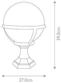 Elstead - Lampada da esterno GLENBEIGH 1xE27/100W/230V IP44