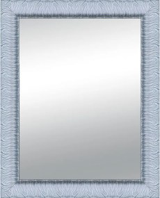 Specchio Matteo rettangolare in legno bianco 98 x 138 cm