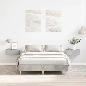 Giroletto Senza Materasso Grigio Cemento 120x200 Cm Truciolato /