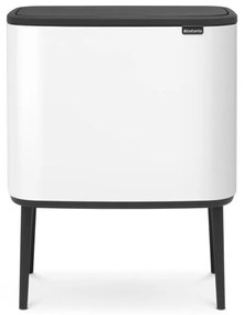 Cestino per la spazzatura in acciaio bianco per raccolta differenziata/touch 34 l Bo Touch Bin – Brabantia