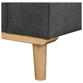 Divano grigio scuro 193 cm Beata - Ropez