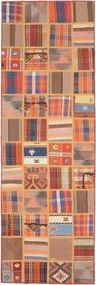 Patchwork Tappeto persiano 250 x 80 (Iran) Annodato A Mano