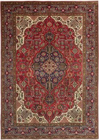 Tabriz Tappeto persiano 290 x 200 Rosso (Iran) Annodato A Mano