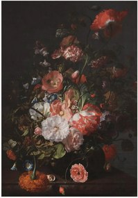 Carta da parati in tessuto non tessuto Golden Age Flowers