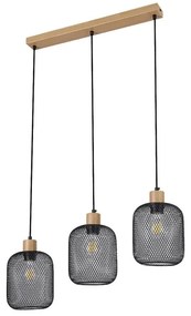 Rabalux 3132 - Lampadario su corda GRENDEL 3xE27/60W/230V