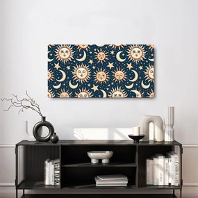 Quadro su tela – Sole e luna