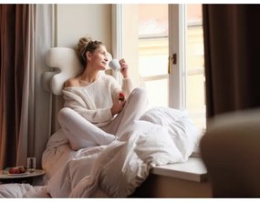 CONNECT IT CFH-6030-WH - Cuscino anatomico Virgo bianco/grigio