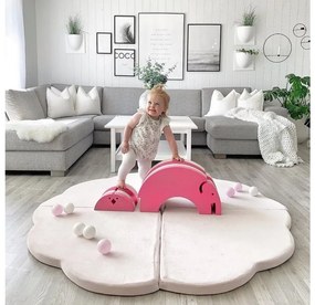 Tappeto da gioco a forma di nuvola in gommapiuma: rosa