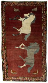 Gabbeh Tappeto persiano 130 x 220 Rosso (Iran) Annodato A Mano