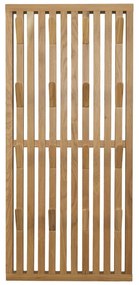 Pannello appendiabiti di colore naturale in rovere massiccio 46x100x8 cm Parco – Spinder Design
