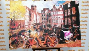 Stampa su tela – Amsterdam disegnata