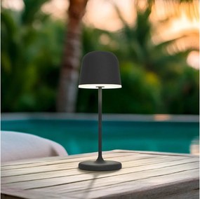 Eglo 901877 - Lampada da tavolo ricaricabile LED dimmerabile per esterni MANNERA-S LED/1,8W/5V IP54 nera