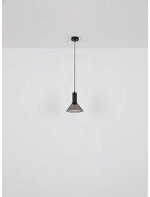 Globo 15648H1 - Lampadario a sospensione con filo JEDD 1xE27/60W/230V nero